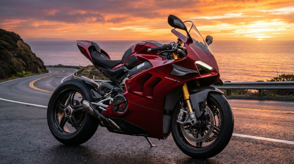 小马拉大车视频：杜卡迪V4摩托车